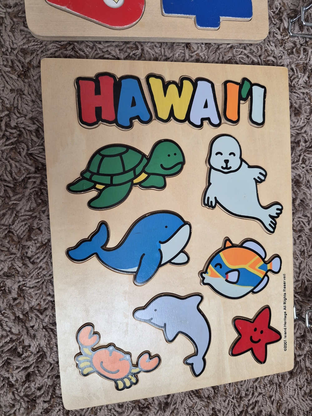 Wooden Kids Puzzles + Puzzle Storage Rack🧩 - Picture 2 of 6